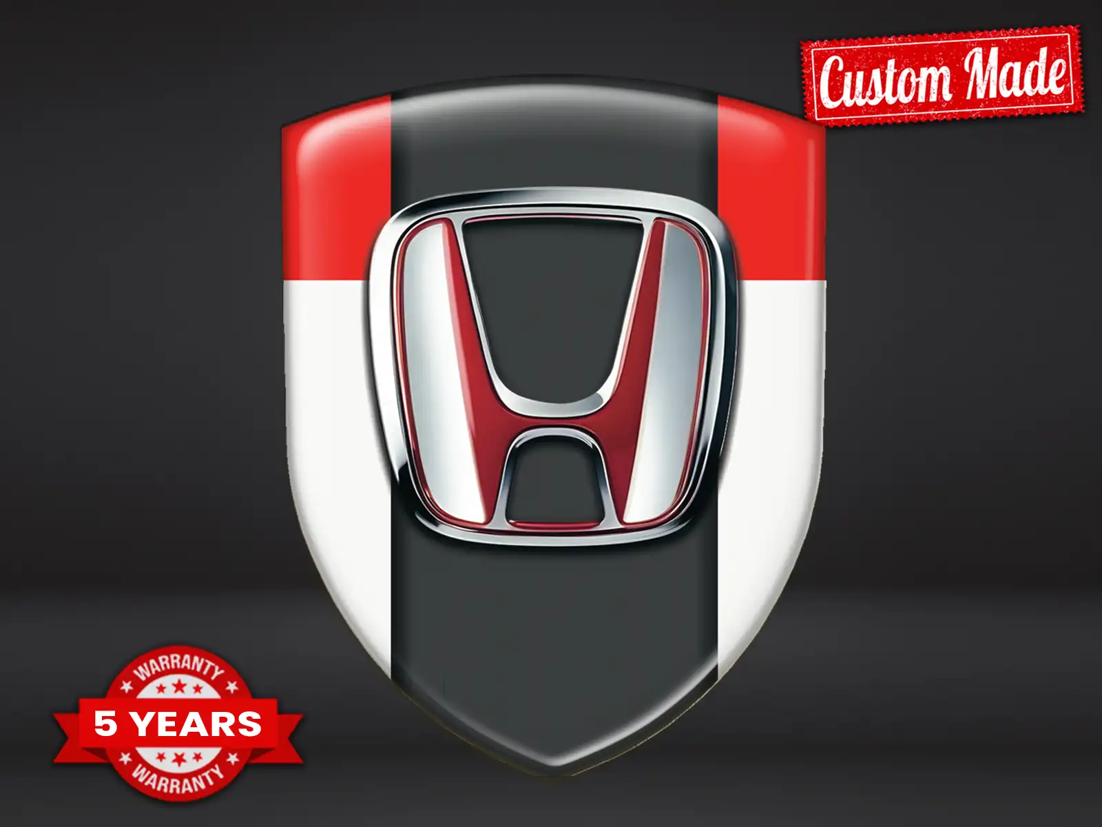 Honda Heckscheibenaufkleber Stern Premium Universal Auto